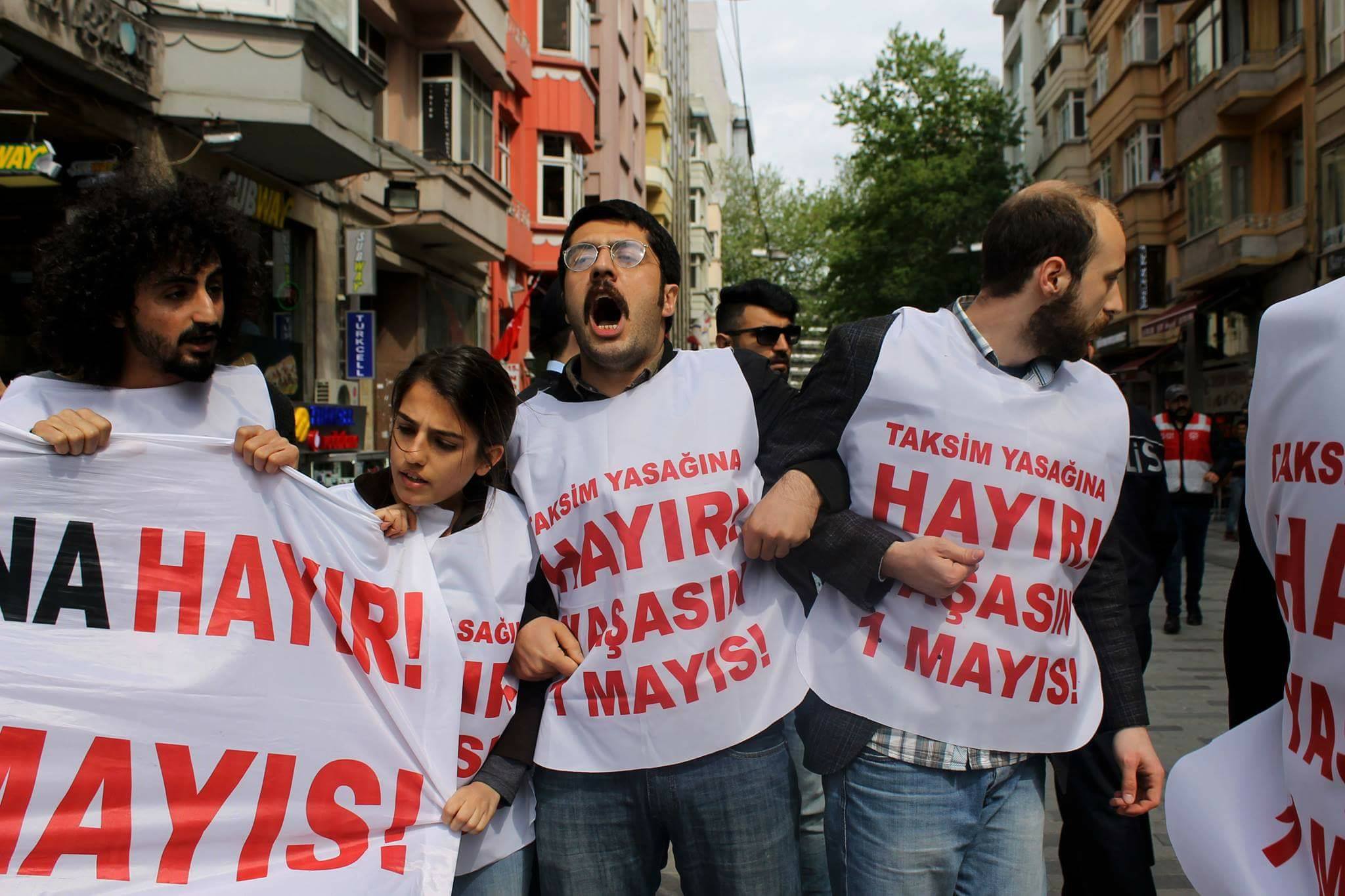 1 MAYIS’TA TAKSİM’DEYİZ: TAKSİM’E ÖZGÜRLÜK, MEMLEKETE ÖZGÜRLÜK