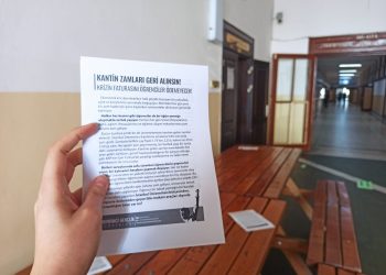 KANTİN ZAMLARI GERİ ALINSIN:KRİZİN FATURASINI ÖĞRENCİLER ÖDEMEYECEK!